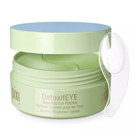 Revitalize Your Eyes with Pixi Detoxifeye Hydrating & Depuffing Eye Patches - 60 Count for Firm, Bright Skin