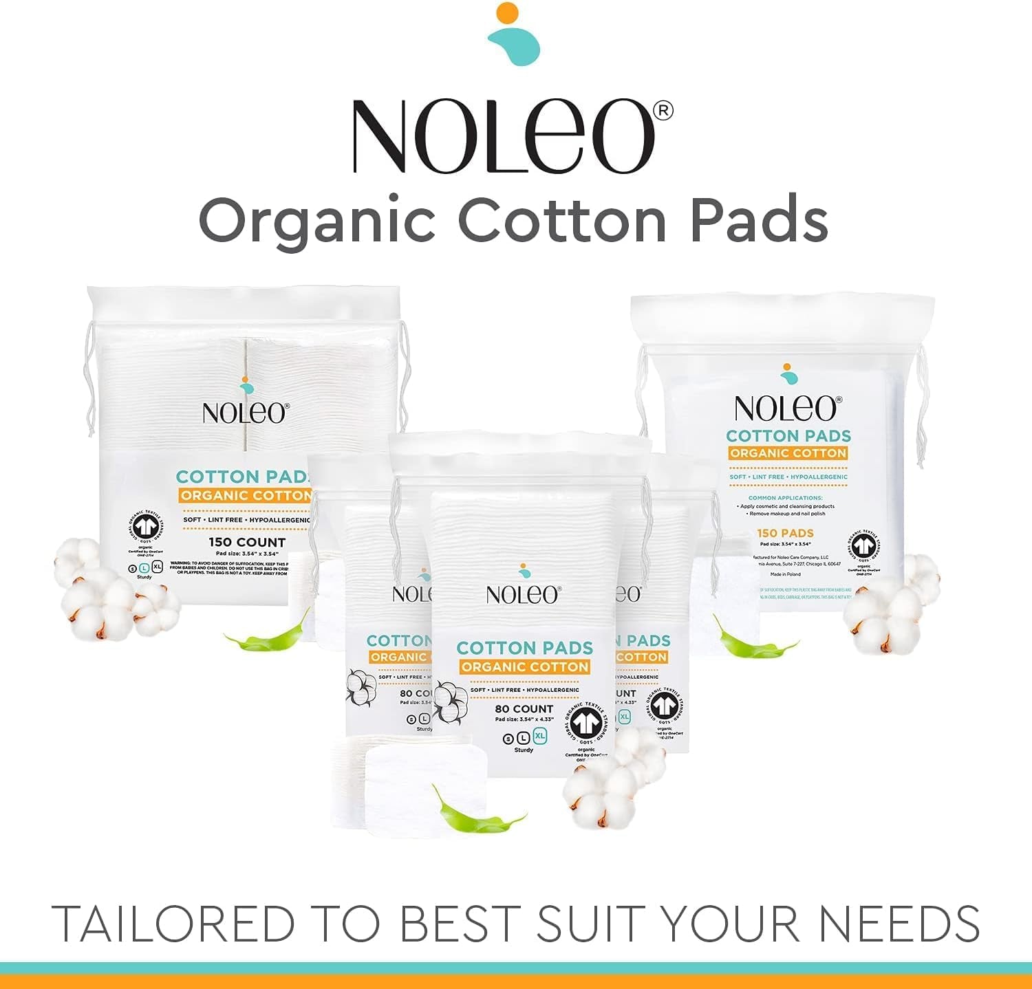 Organic Cotton Rounds & Pads